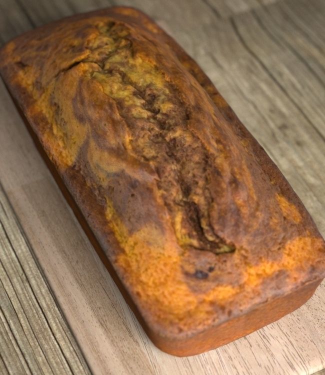 Marble Cake - 3 Pieces - Low Poly 3D model_4