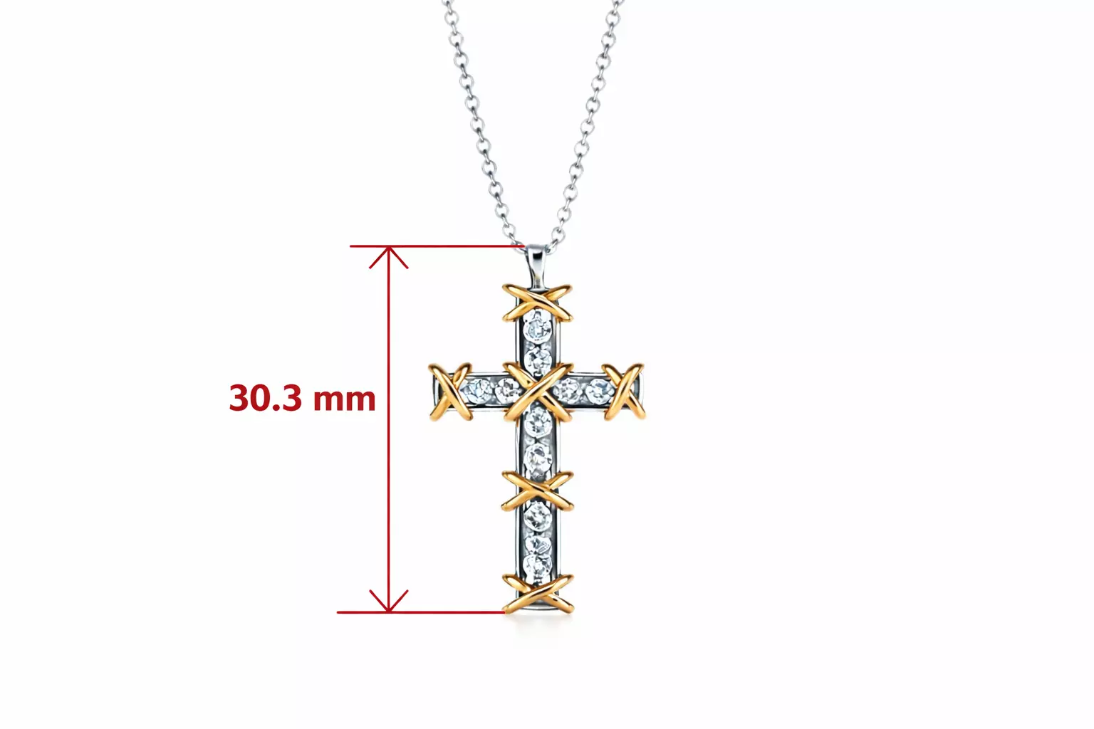 Tiffany Cross Pendant Brand Jewelry 3D print model