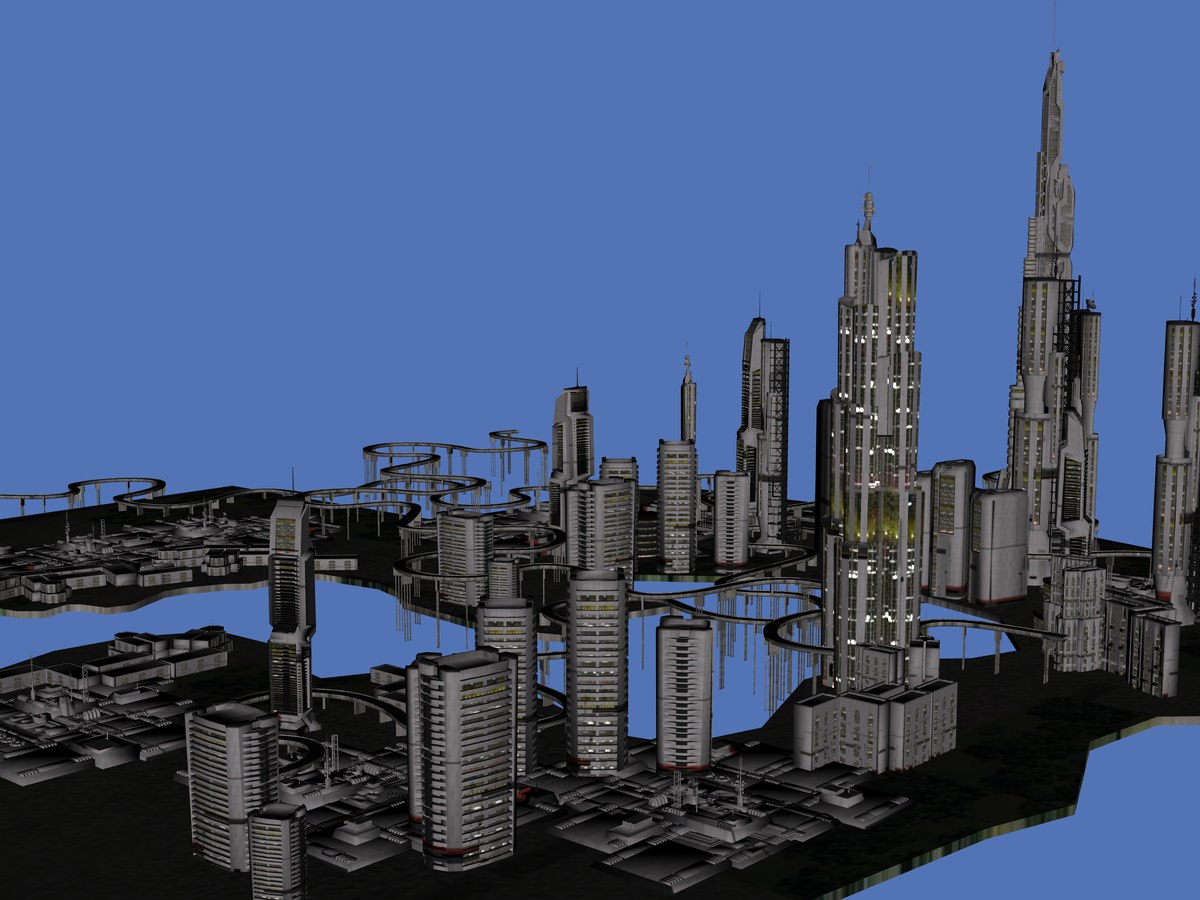 Quantum Mega City 3D model_5