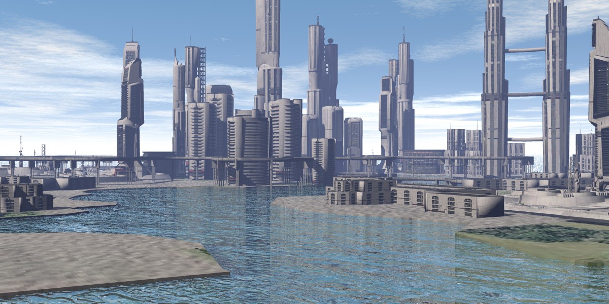 Quantum Mega City 3D model_2