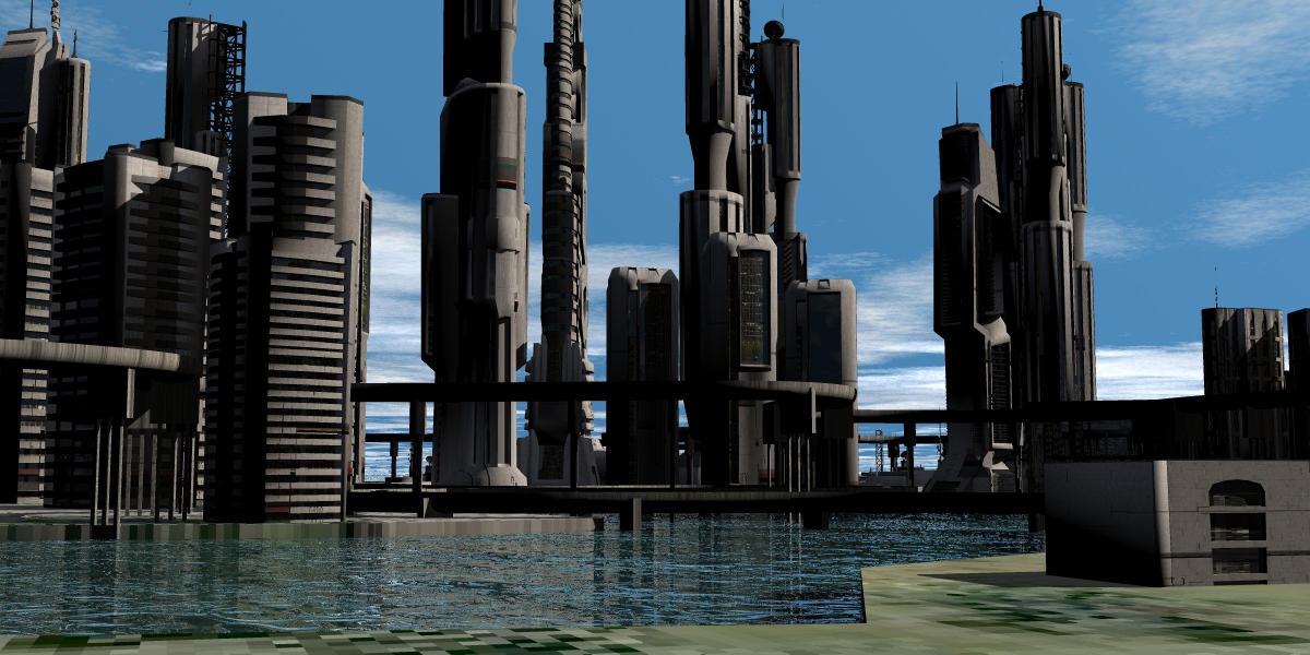 Quantum Mega City 3D model_1