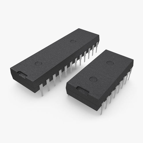 Computer chips 3D model