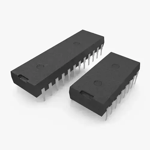 Computer chips 3D model