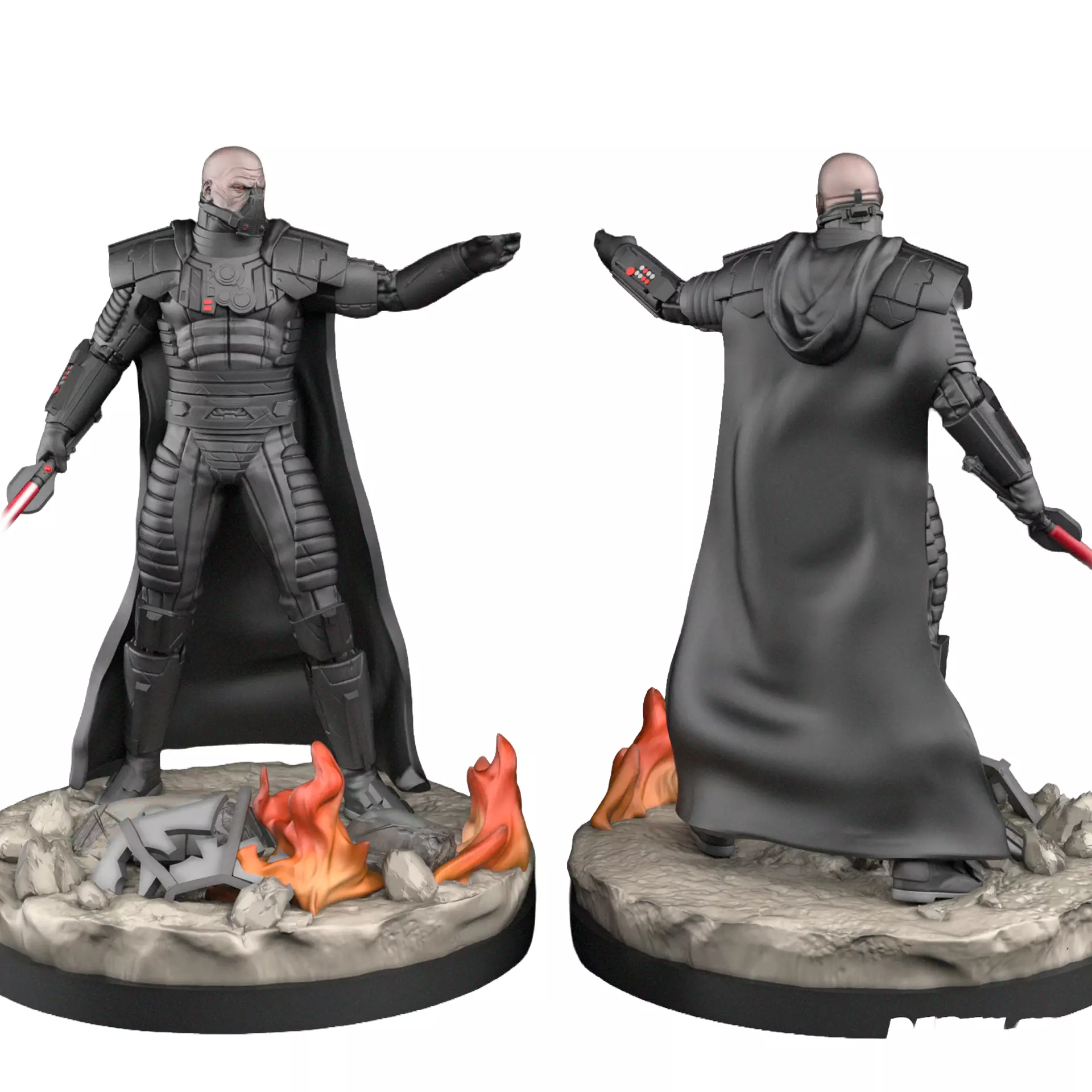 Darth Malgus 3D Print STL Miniature RPG 3D print model
