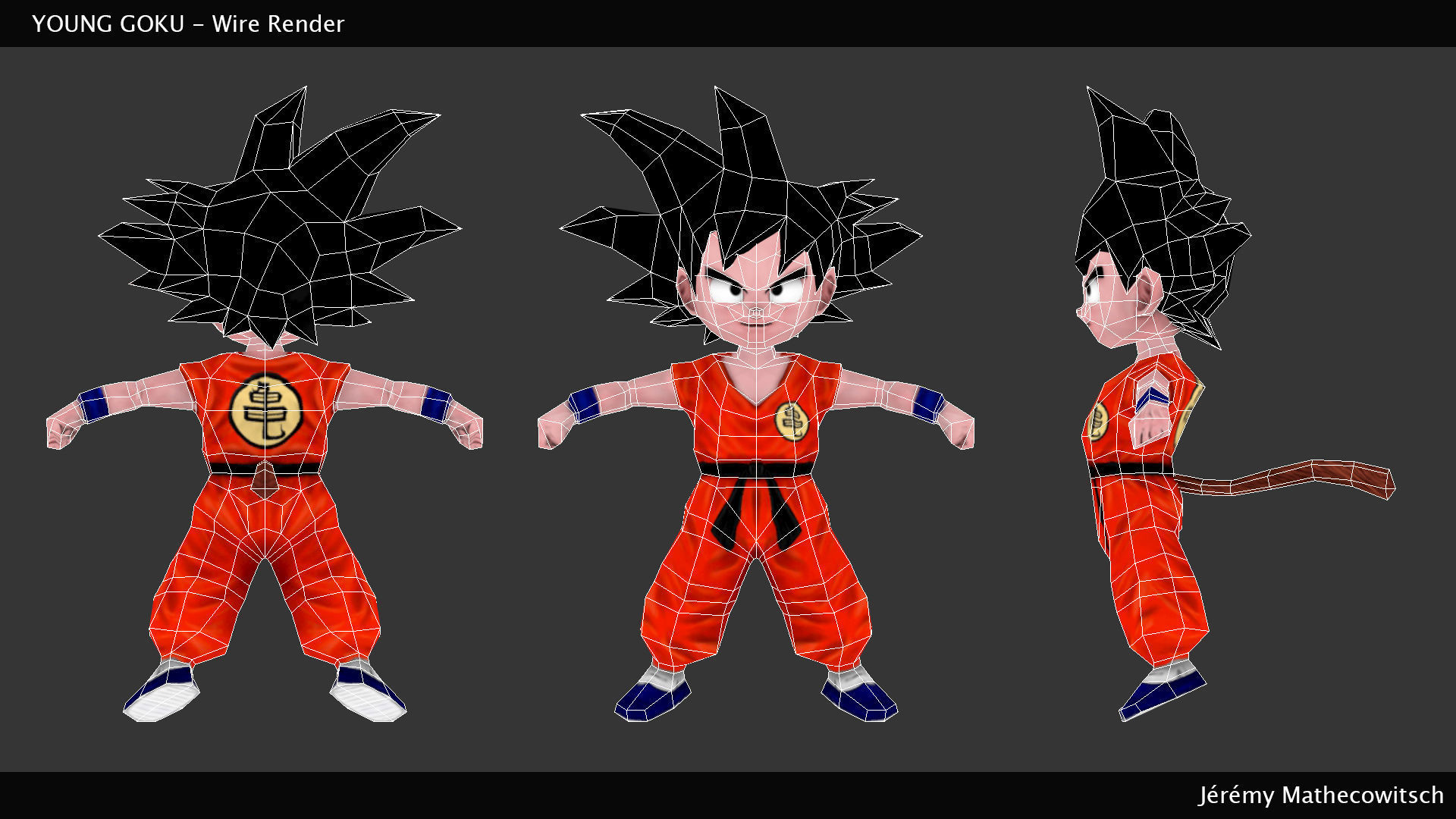 YoungSangokuLowGameRez dragon ball character 3D print model_2