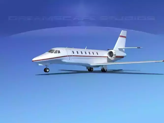 Cessna 680 Citation Sovereign V05 3D model