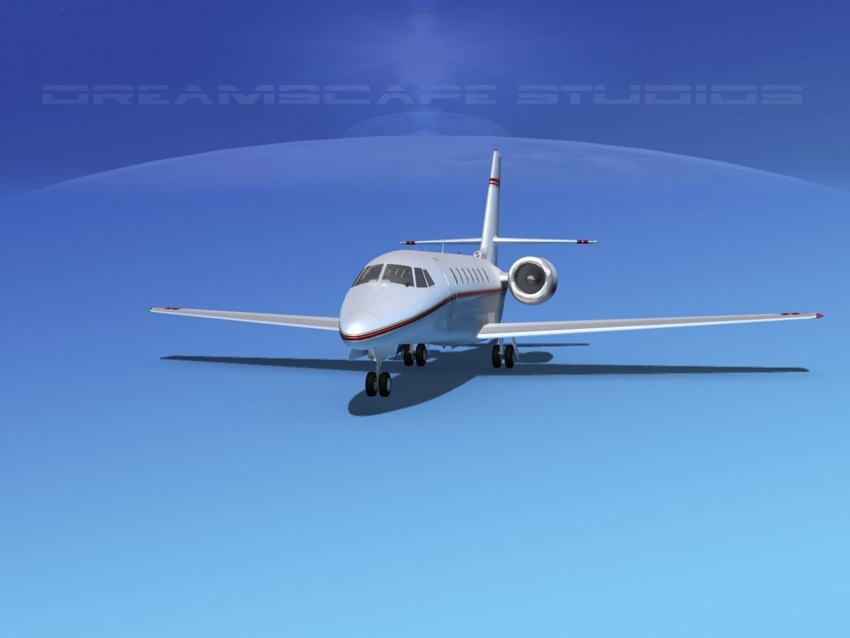 Cessna 680 Citation Sovereign V05 3D model_1