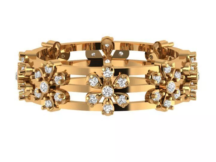 Flower Vintage Ring 3D print model