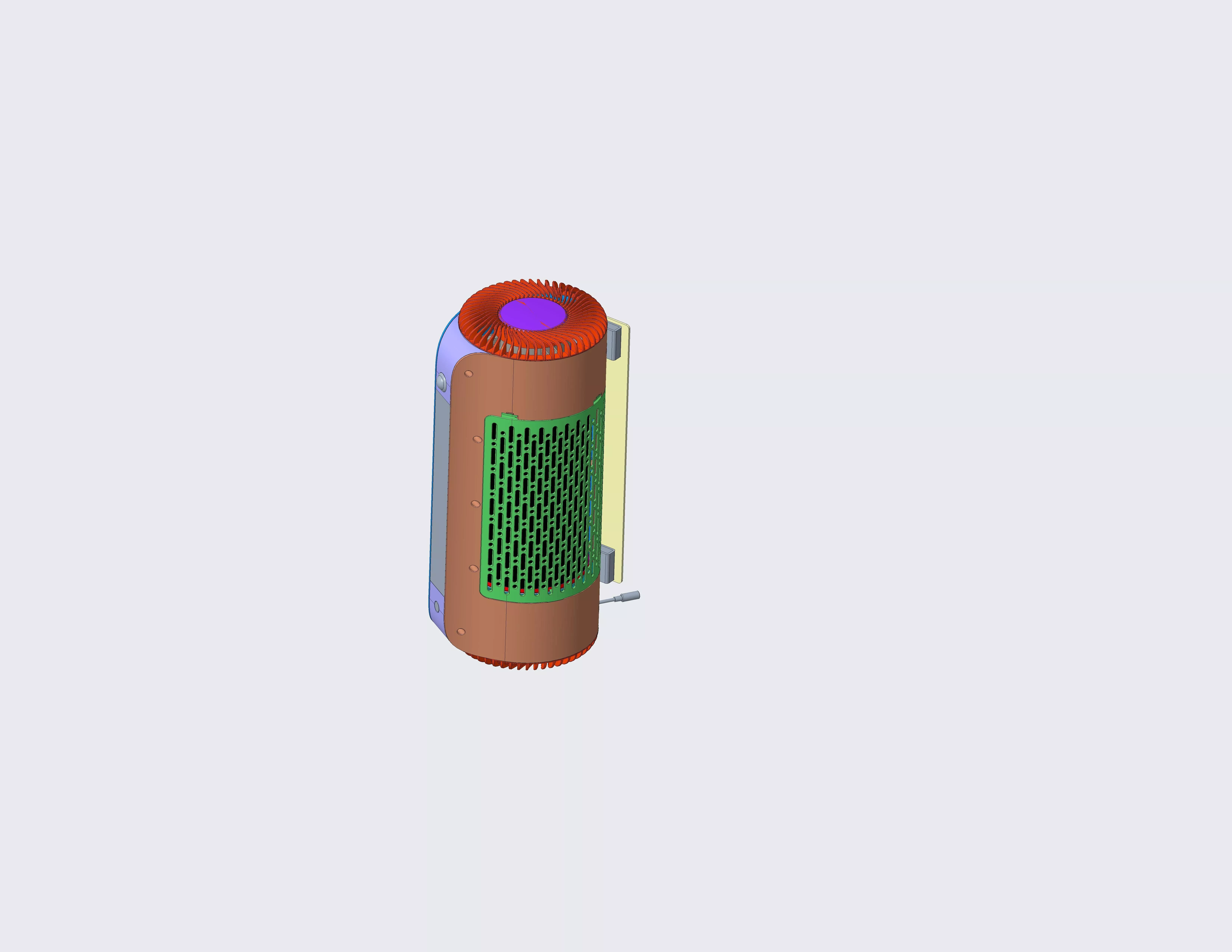 Air purifier 3D print model