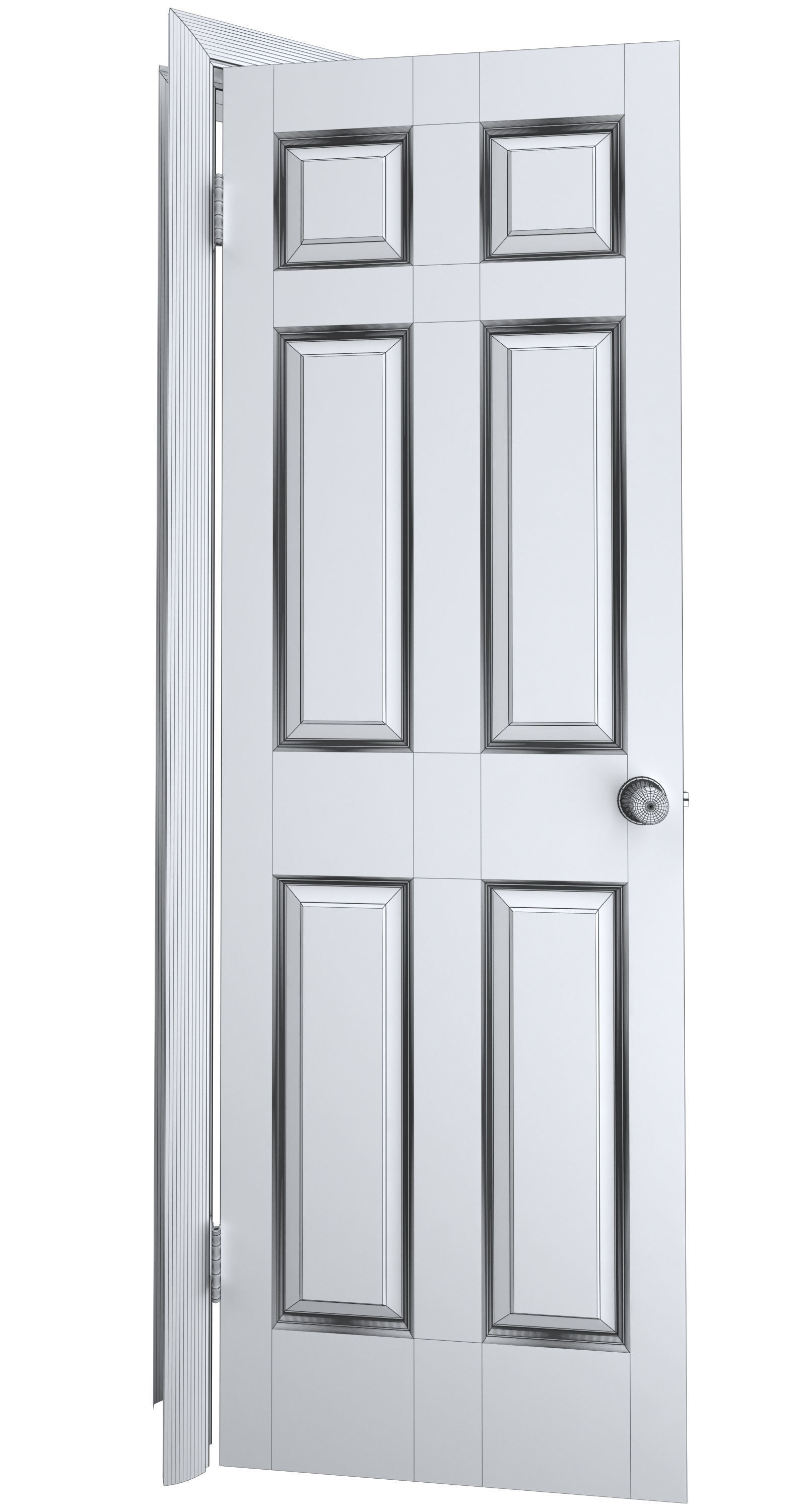 Door-013 interior door 3D model_10