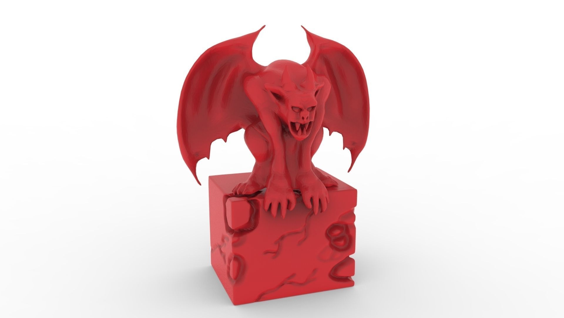 Gargoyle 2 3D print model_3
