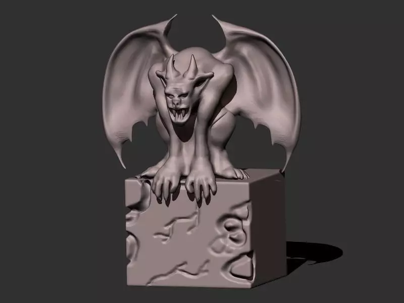 Gargoyle 2 3D print model_0