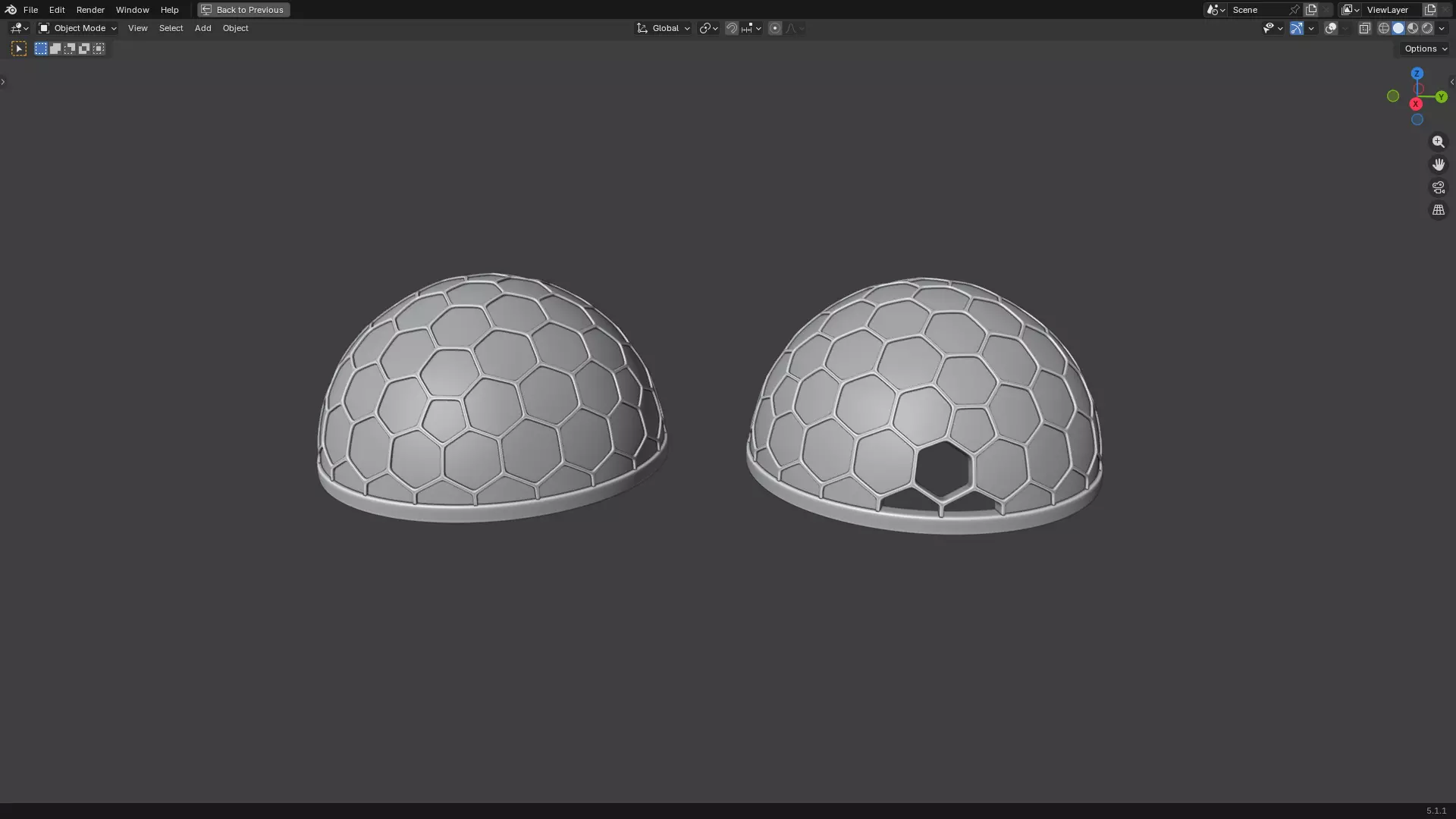 Geodesic Dome 01 3D print model