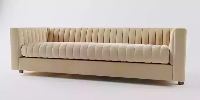 Bright - Gray Sofa 3D model