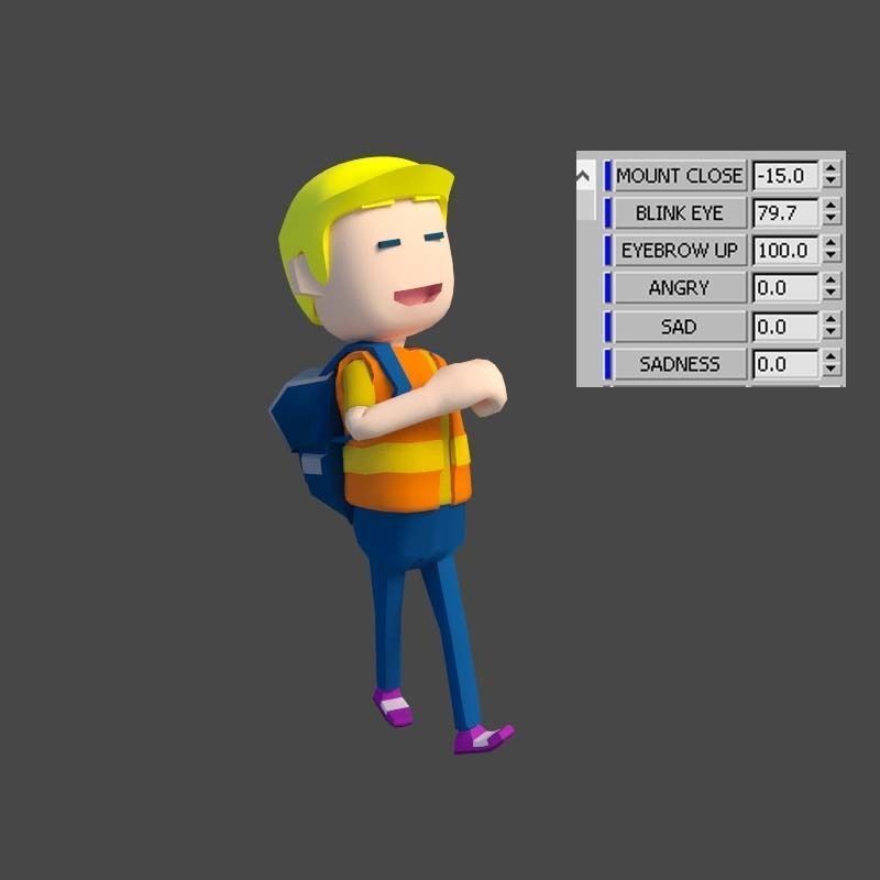 Complete Low Poly People  Low-poly 3D model_6