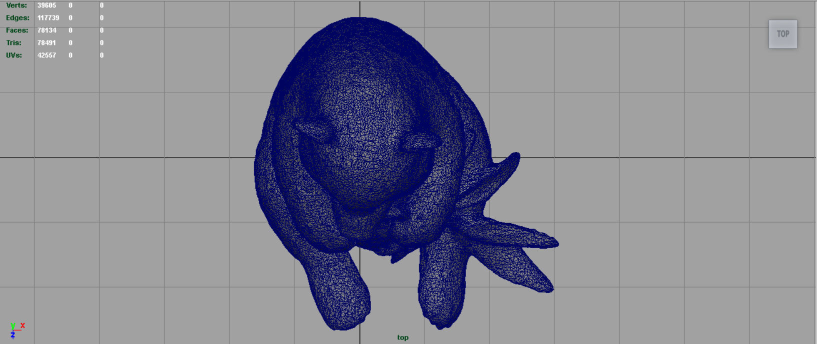 PANDA bear holding leaf Low-poly 3D model_13