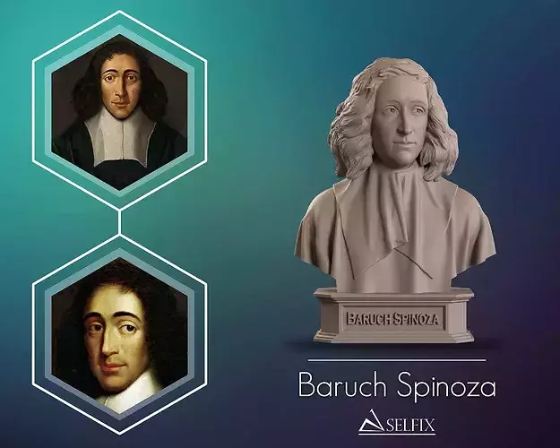 Baruch Spinoza Bust Sculpture
