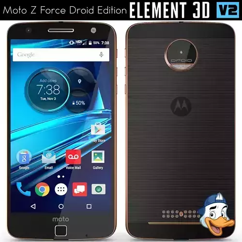 Moto Z Force Droid Edition for Element 3D