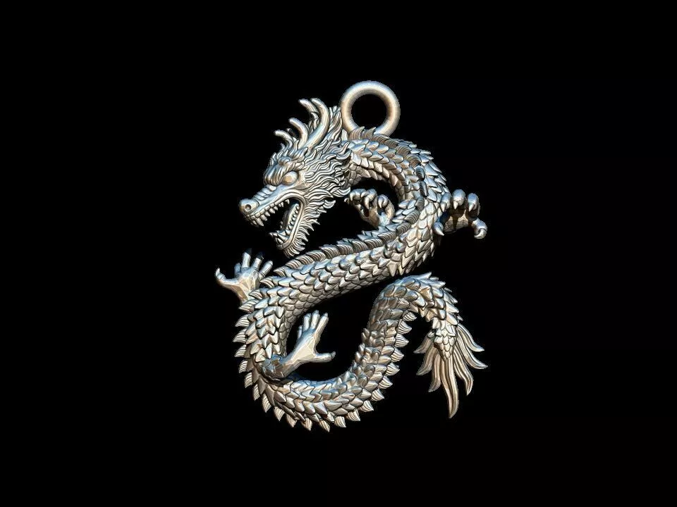 Dragon Pendant 3D print model