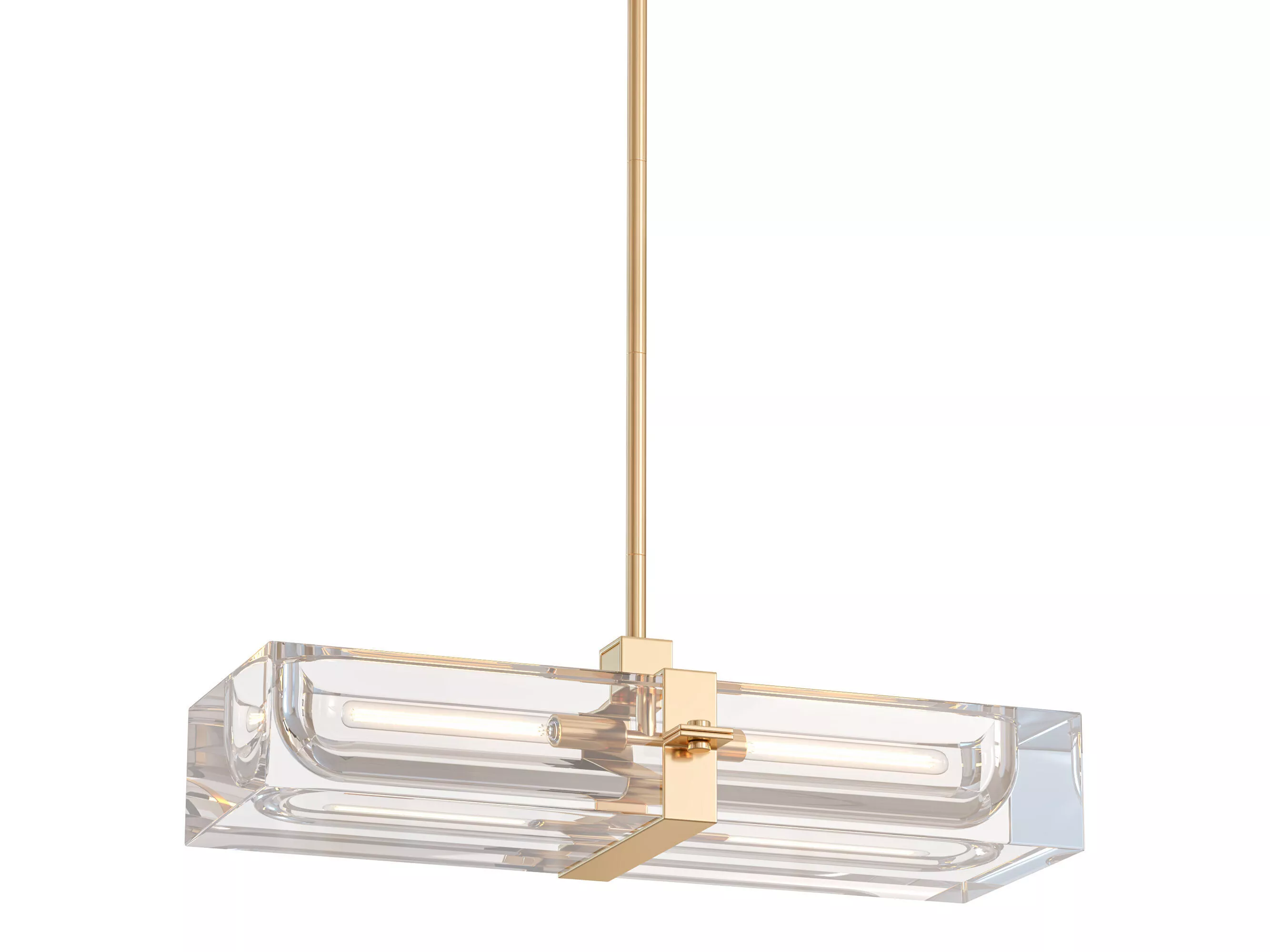 RH Savile Linear Chandeliear - Small 3D model