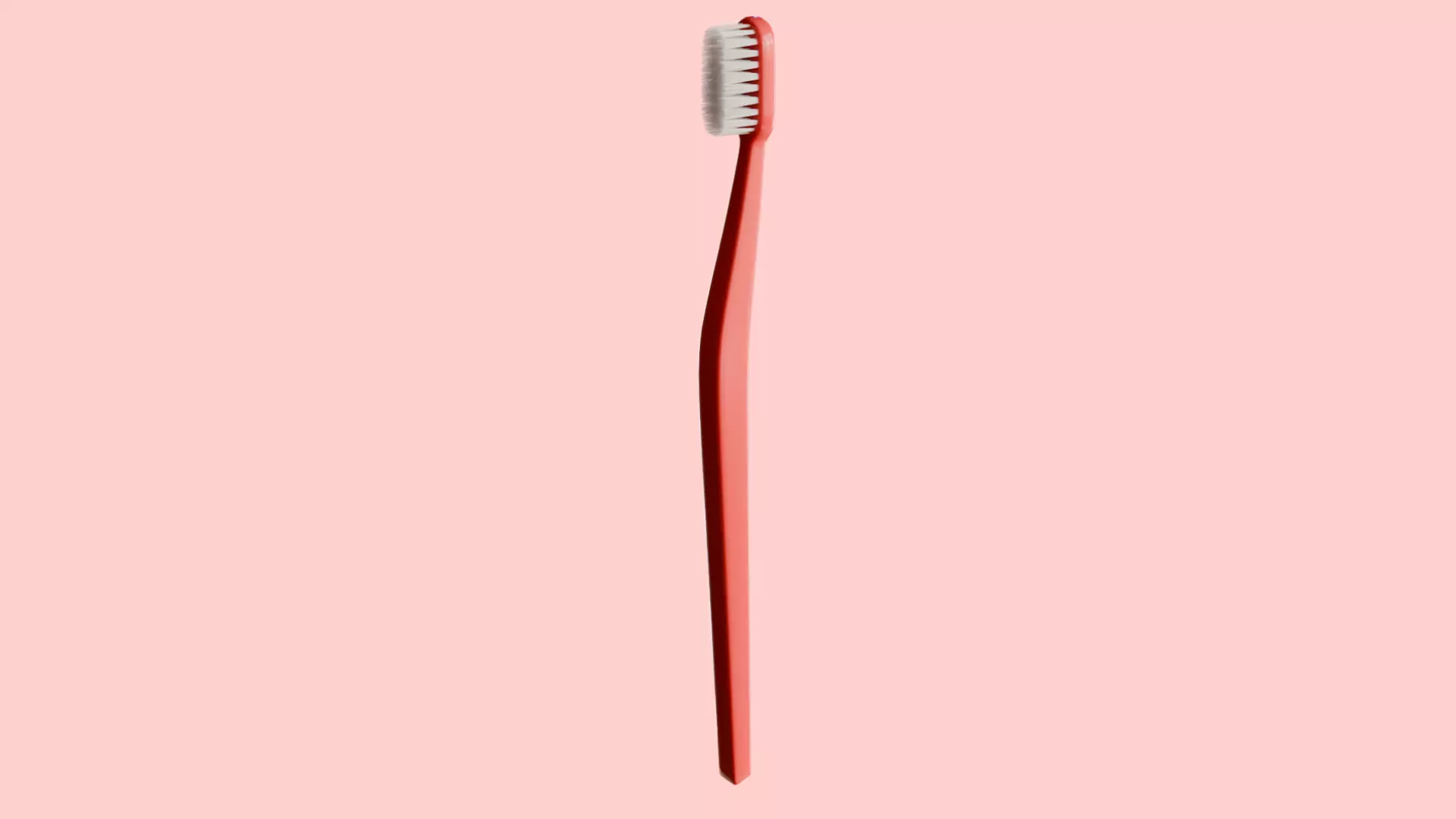 Soft Bristle Toothbrush Model 3D model