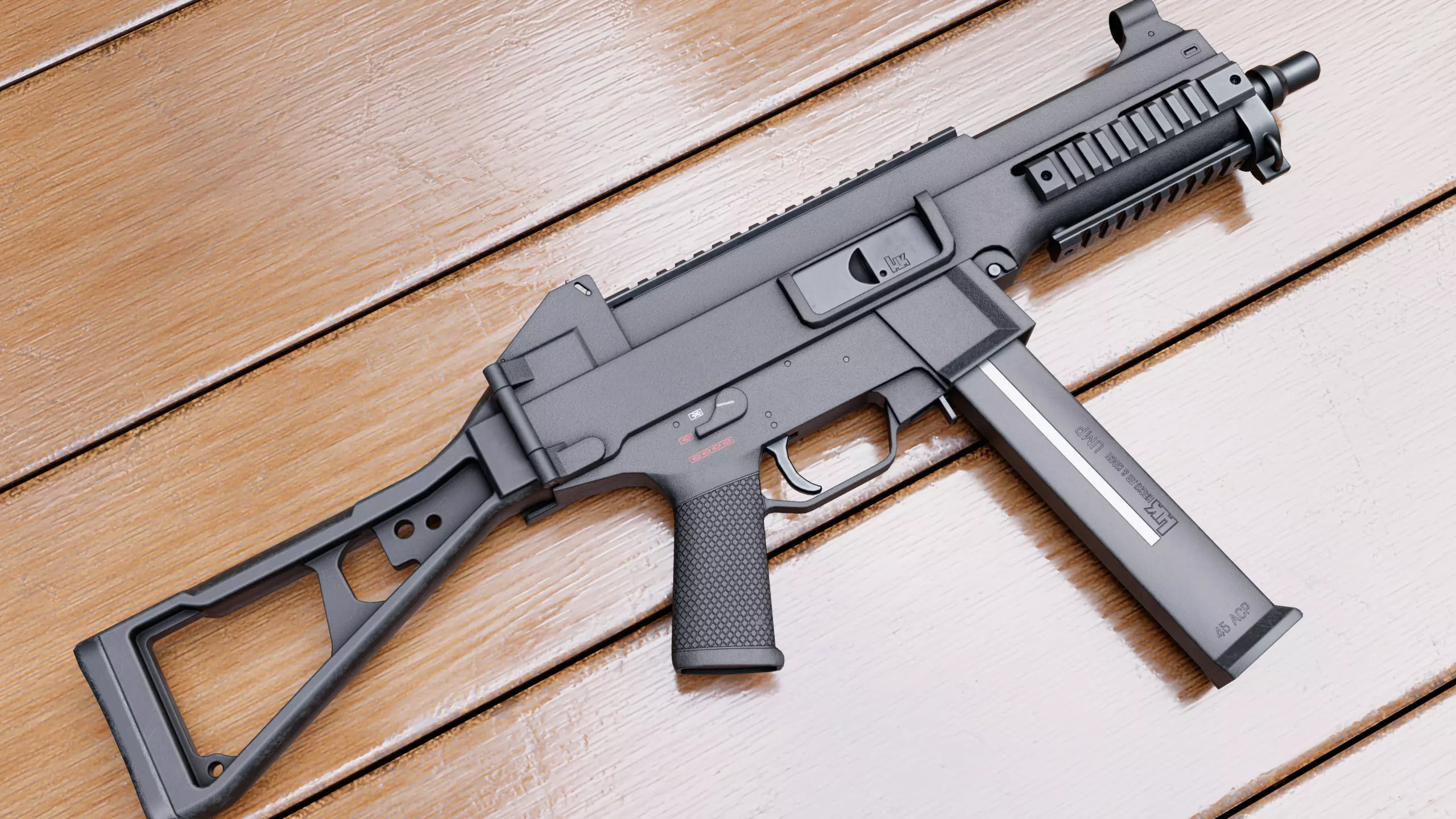 HK UMP45 Low-poly 3D model