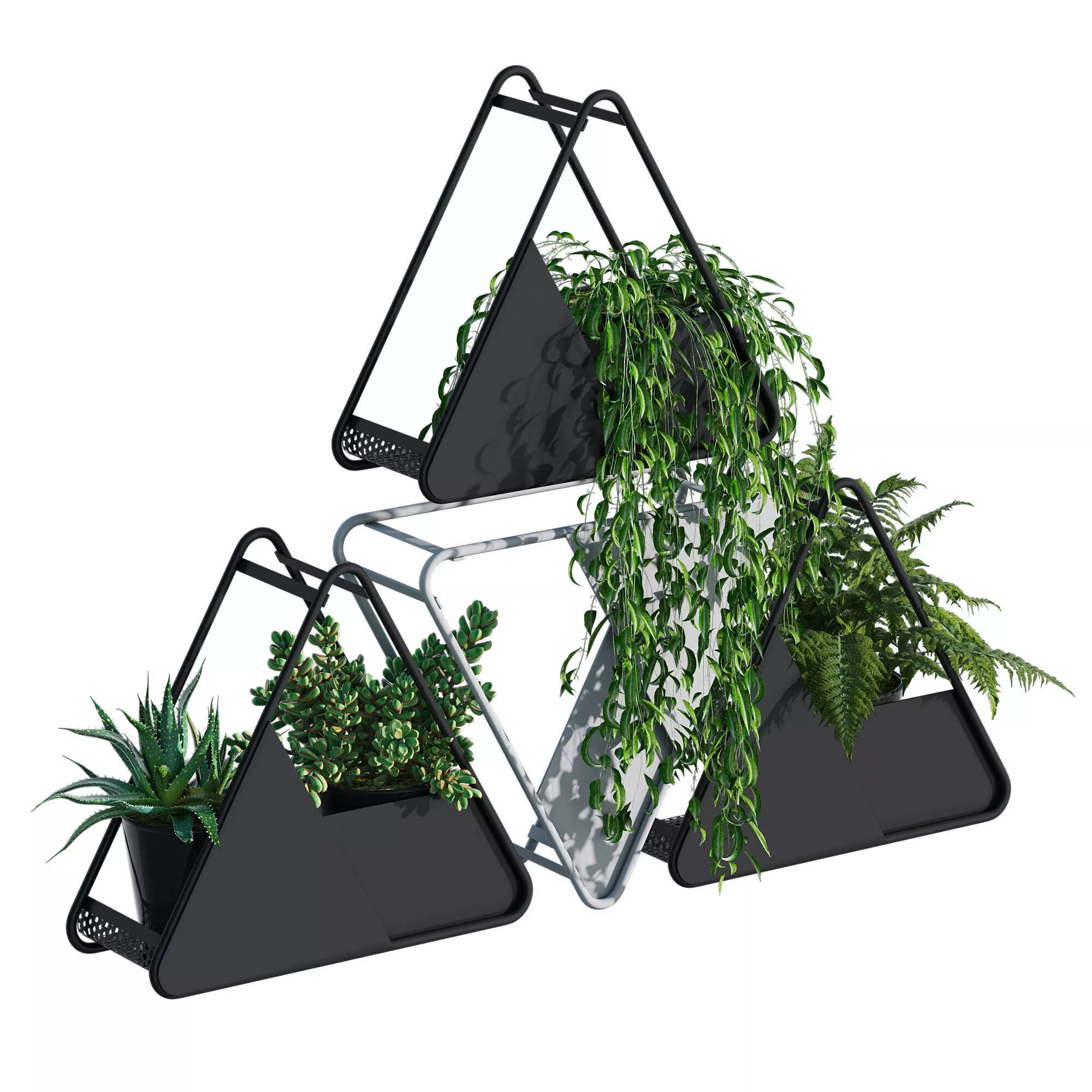 Trioka wall planter 3D model