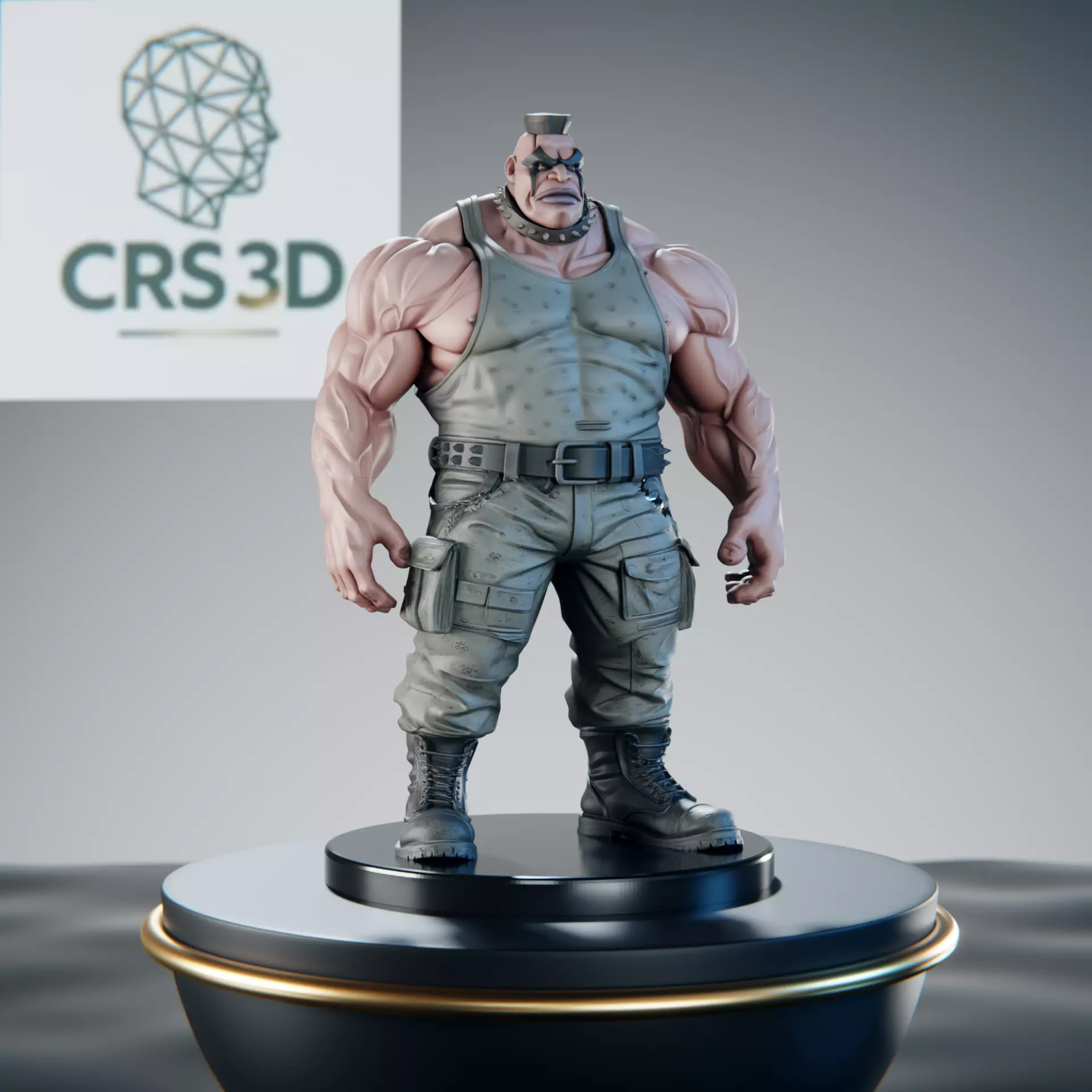 Abigail Street Fighter Statue - Final Fight Mad Gear Juggernaut 3D print model