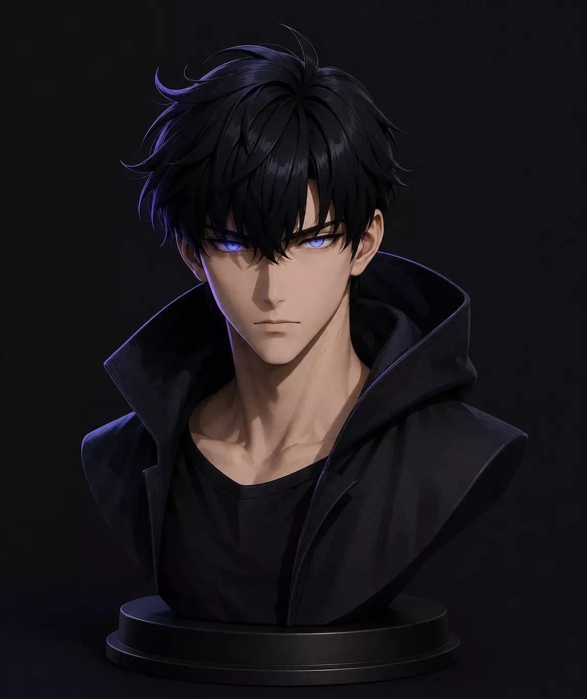 Sung Jin Woo Solo Leveling STL Figure Model 3D print model