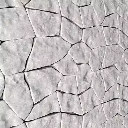 Stone panel wite decor