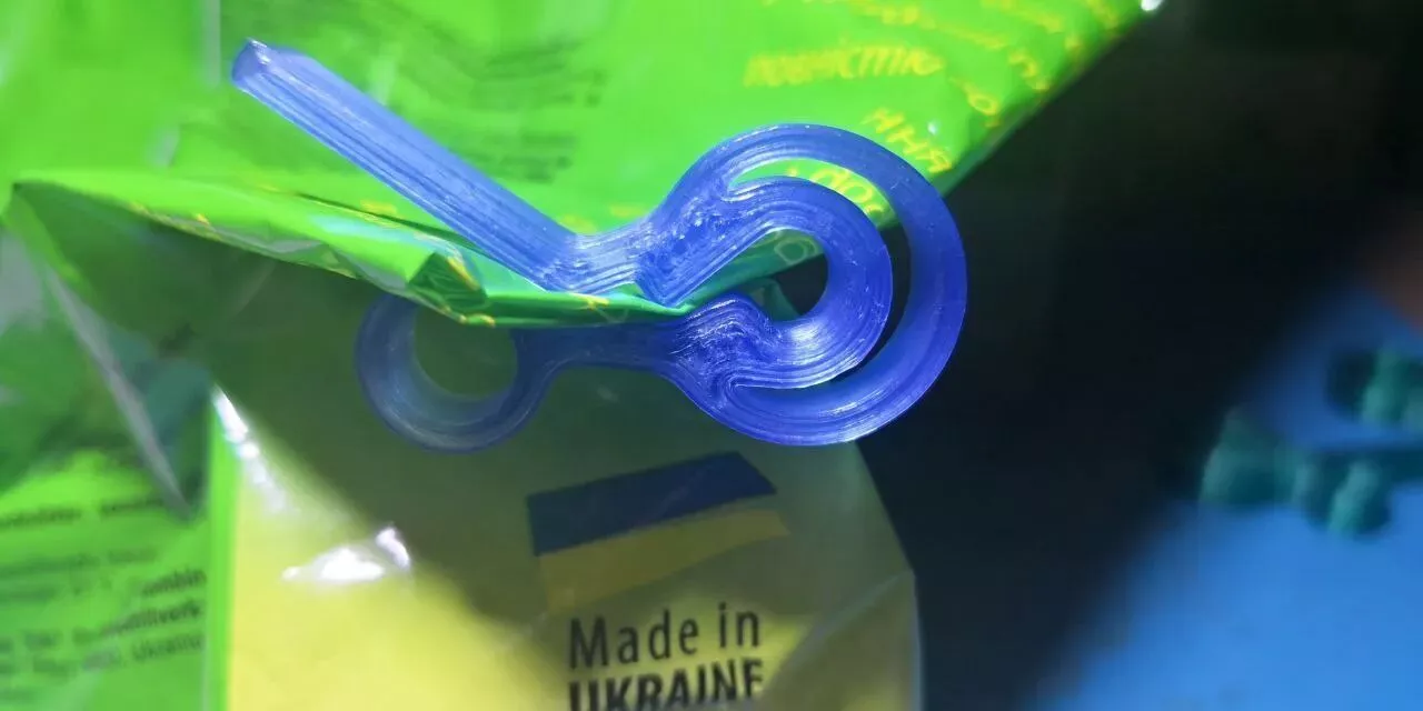 Strong Food Bag Clip Free 3D print model