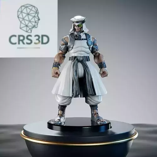 Rashid Street Fighter Statue - Turbulent Wind Master