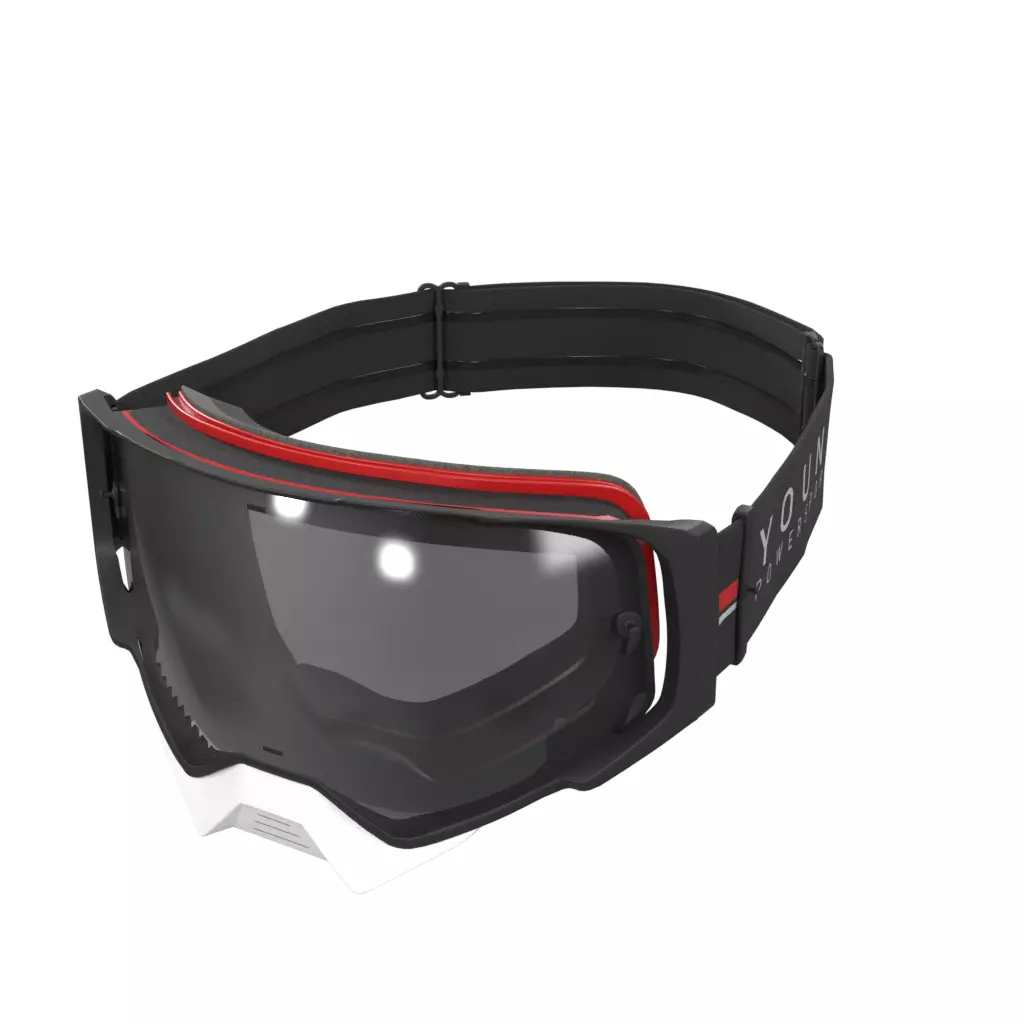 Young Powersports All Trail Mx Goggles Low-poly 3D model