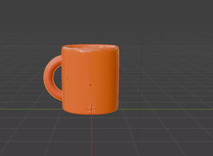 Realistic Ceramic Coffee Cup 3D Model Game Ready Low Poly 3D print model