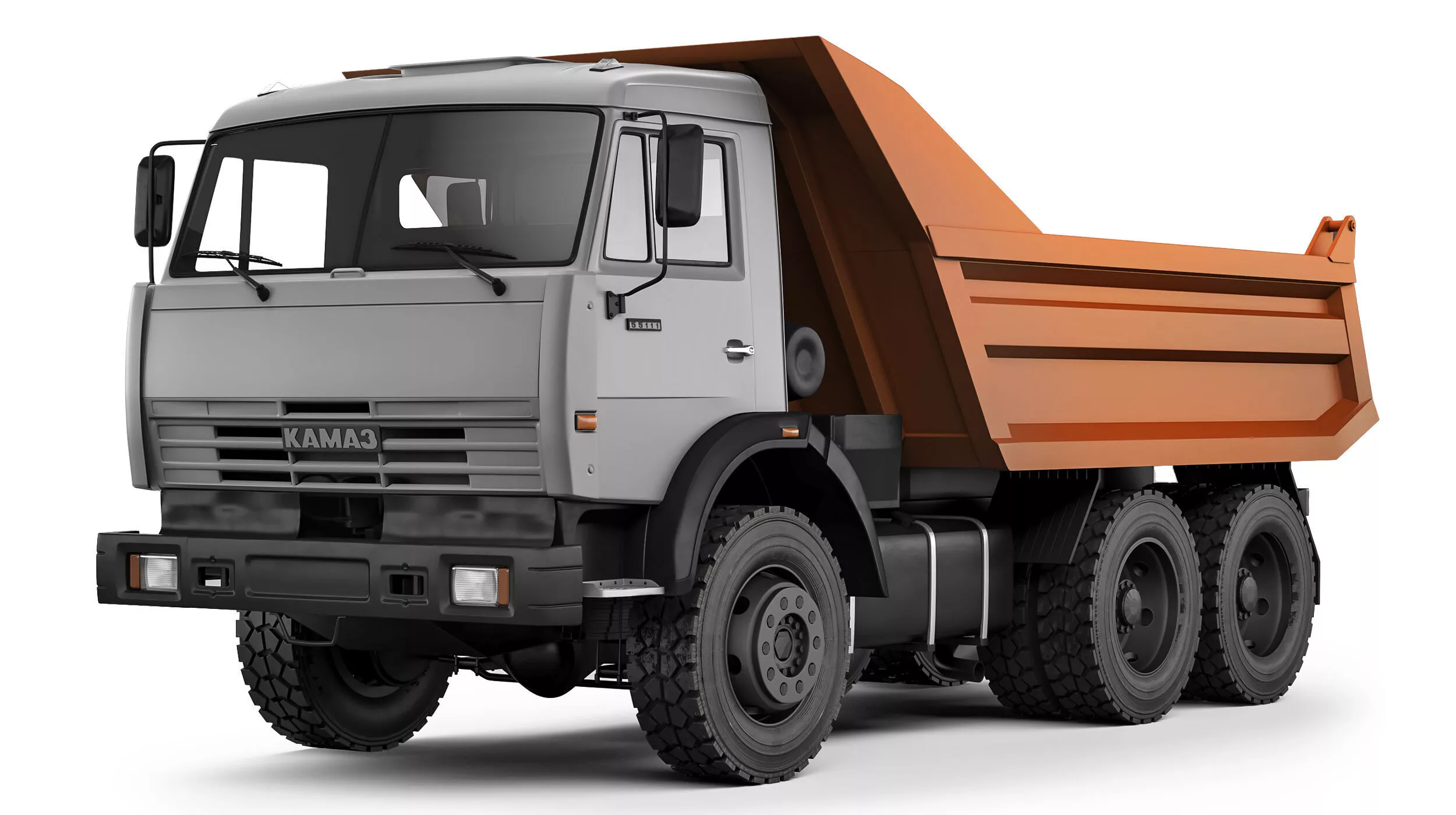 Kamaz 55111 tipper 2008 3D model