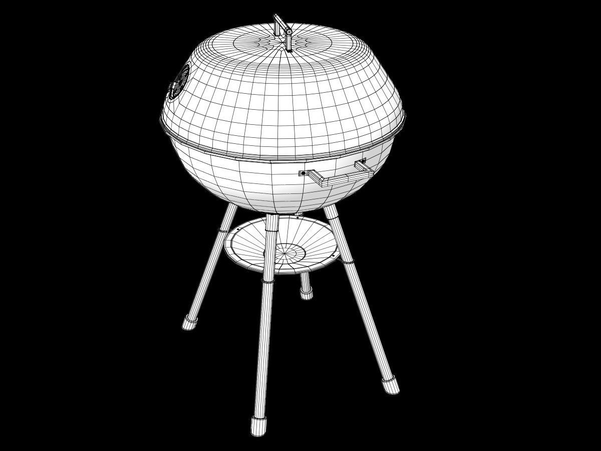 Barbecue Grill 3D model_8