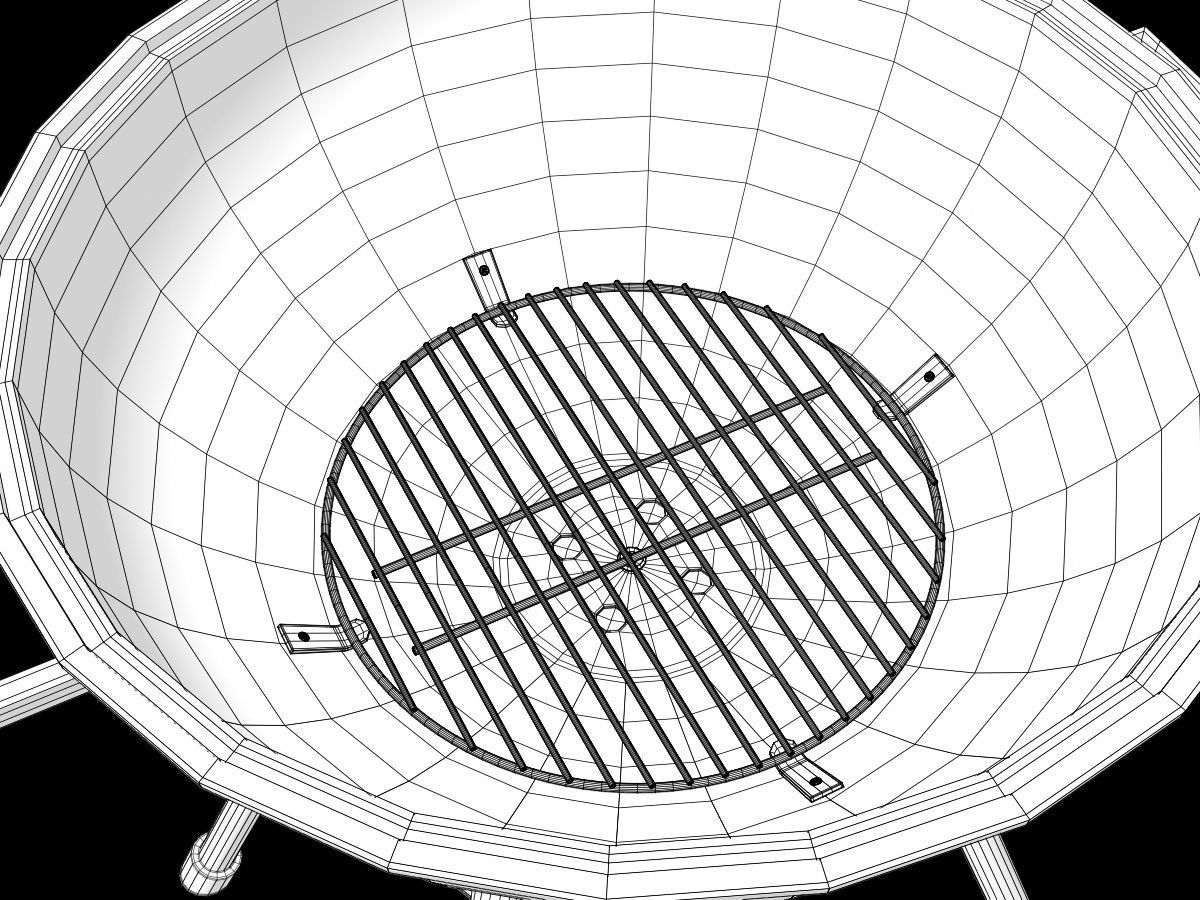 Barbecue Grill 3D model_18