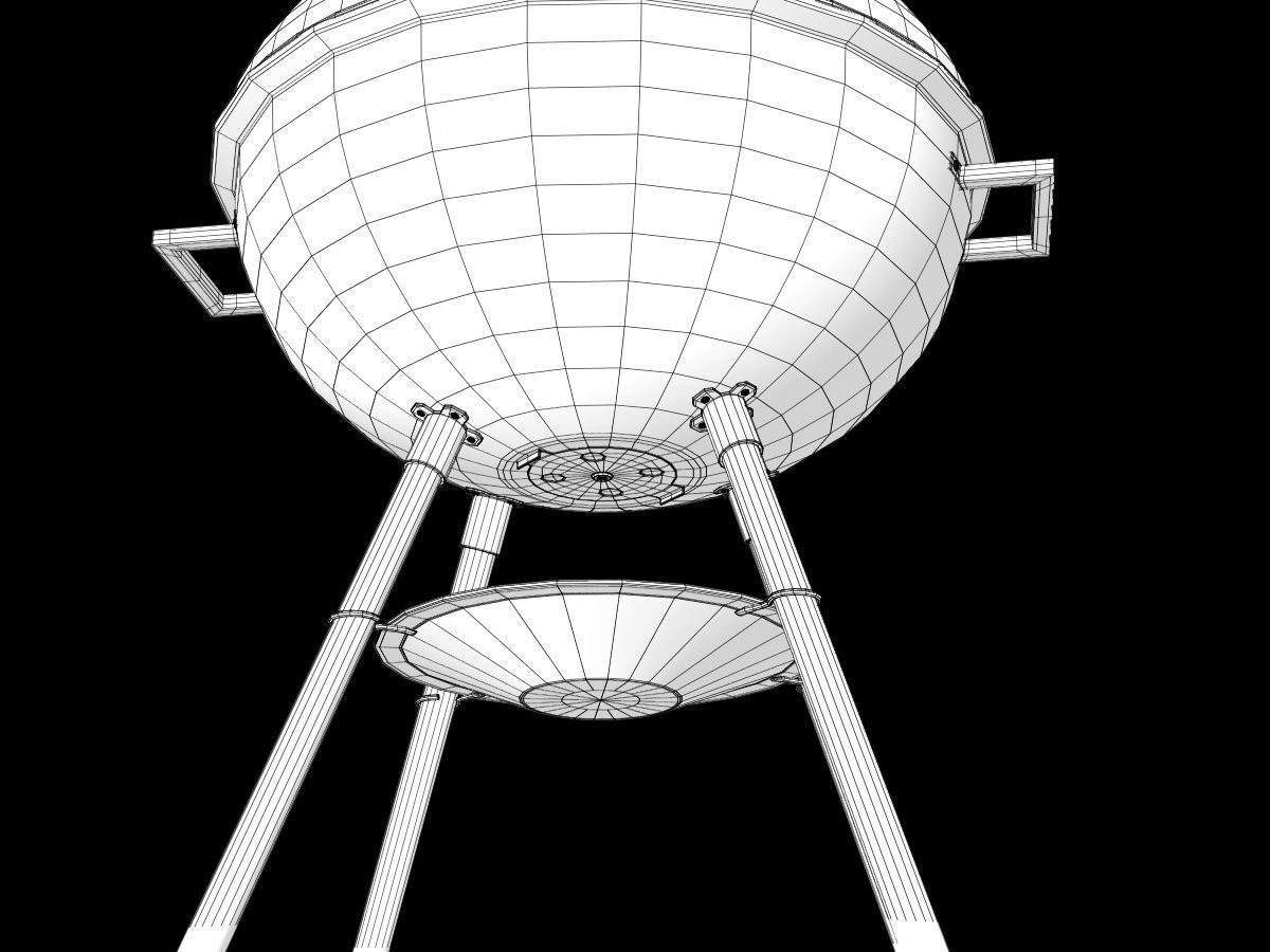 Barbecue Grill 3D model_14