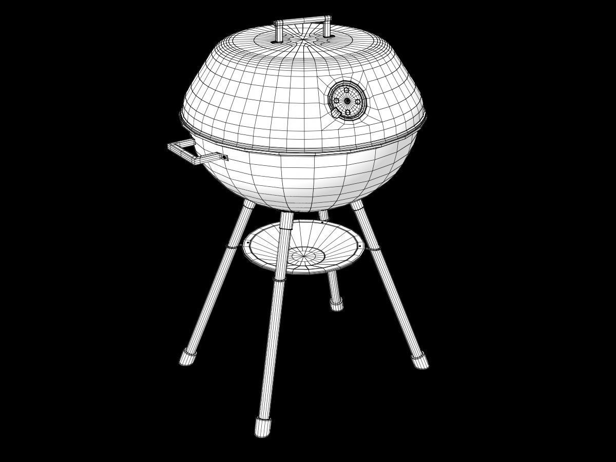 Barbecue Grill 3D model_7
