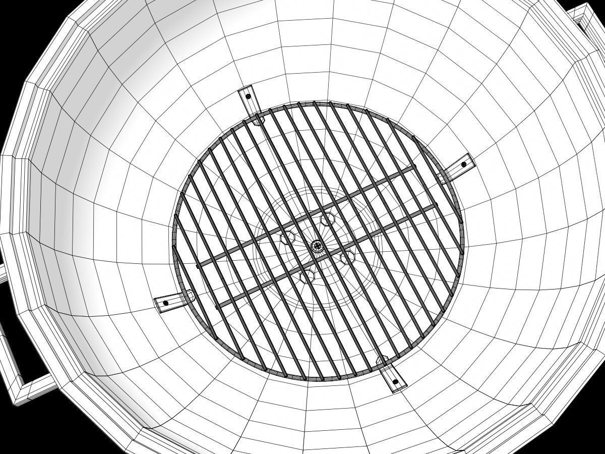 Barbecue Grill 3D model_17