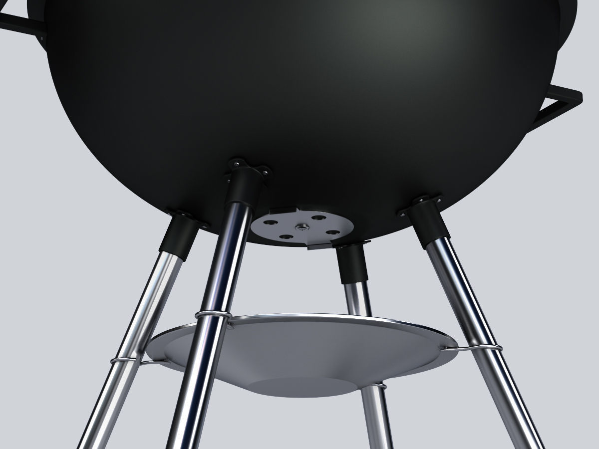 Barbecue Grill 3D model_5