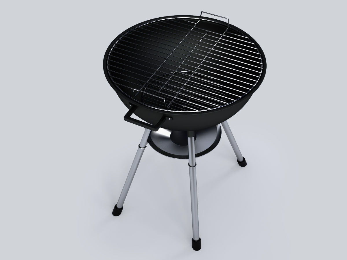 Barbecue Grill 3D model_3