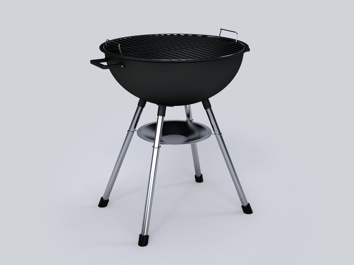 Barbecue Grill 3D model_2