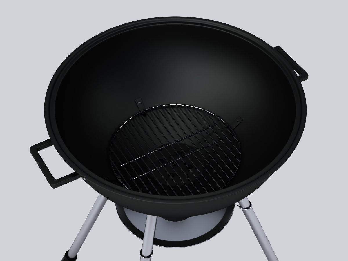 Barbecue Grill 3D model_4