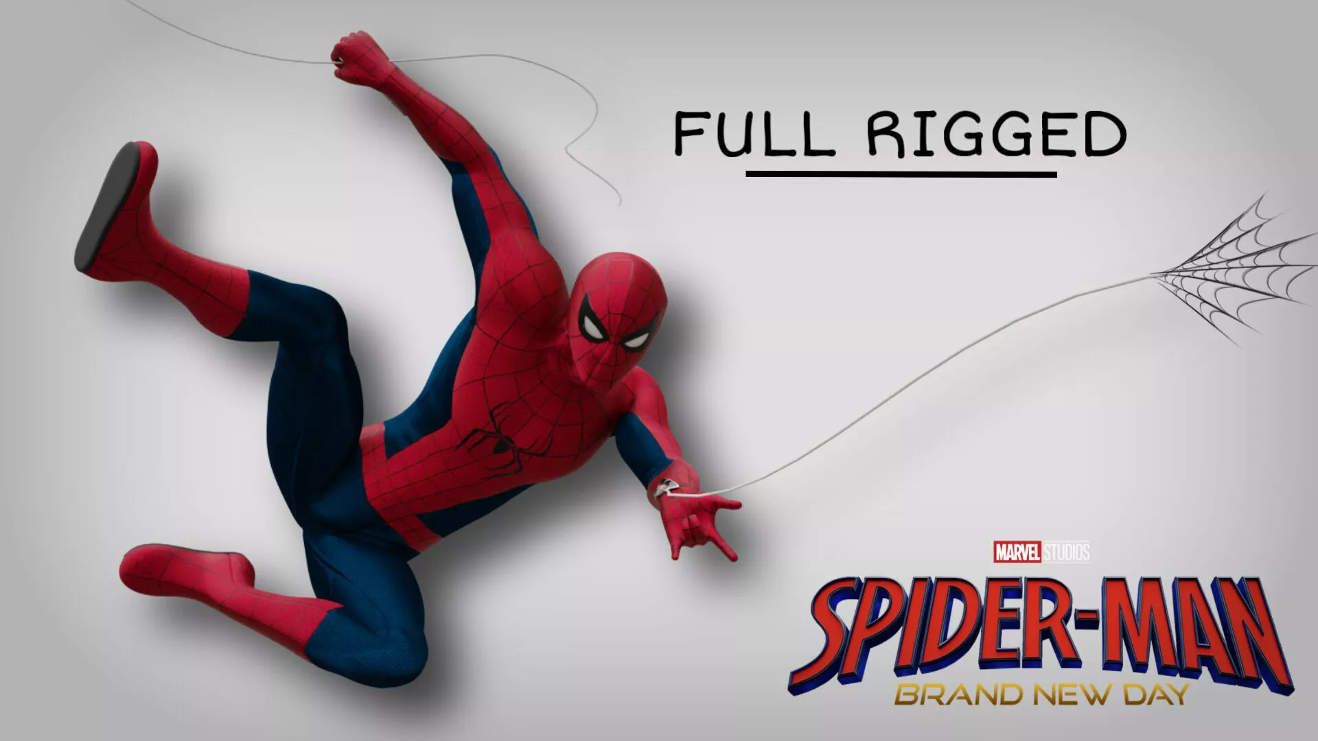 Spider Man Brand New Day 3D Model Full Rigged 3D model