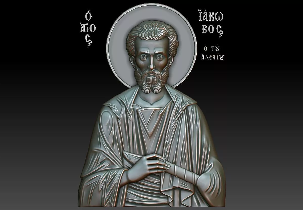 Saint James son of Alphaeus 3D print model