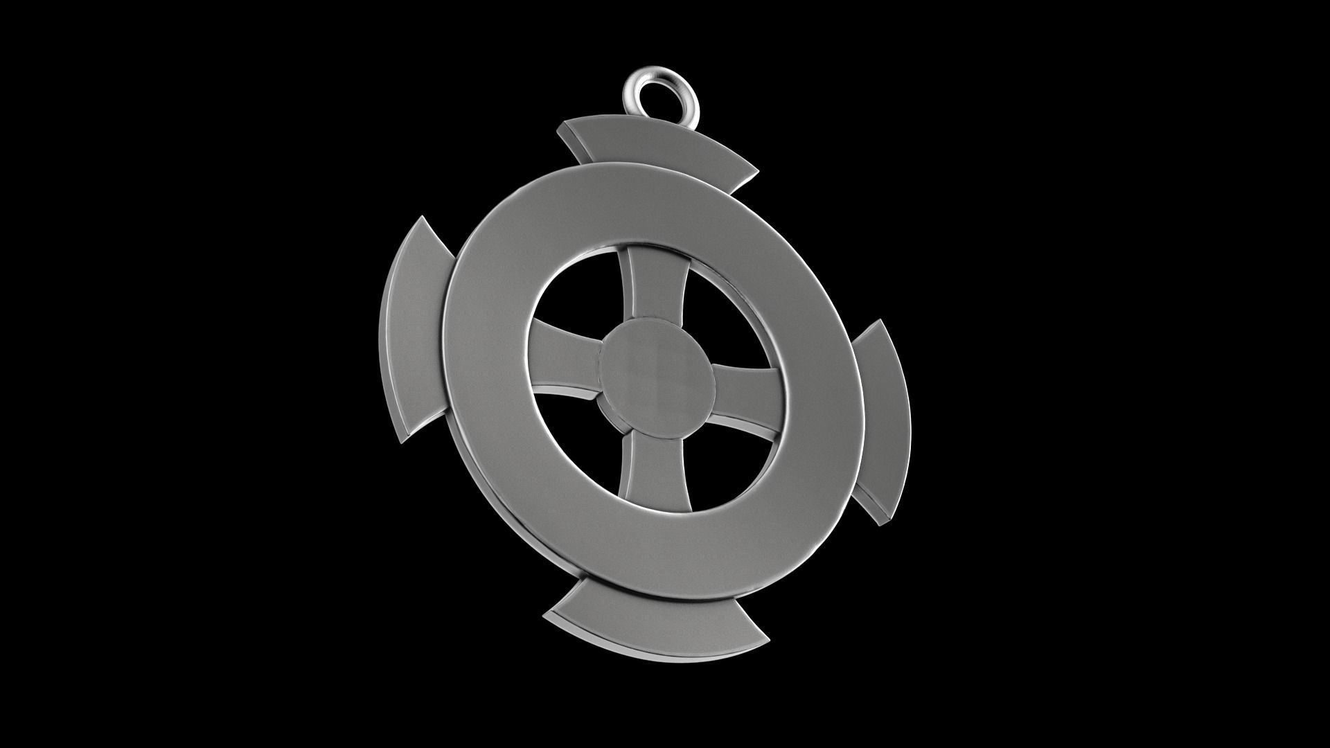 Celtic cross 3D print model_4