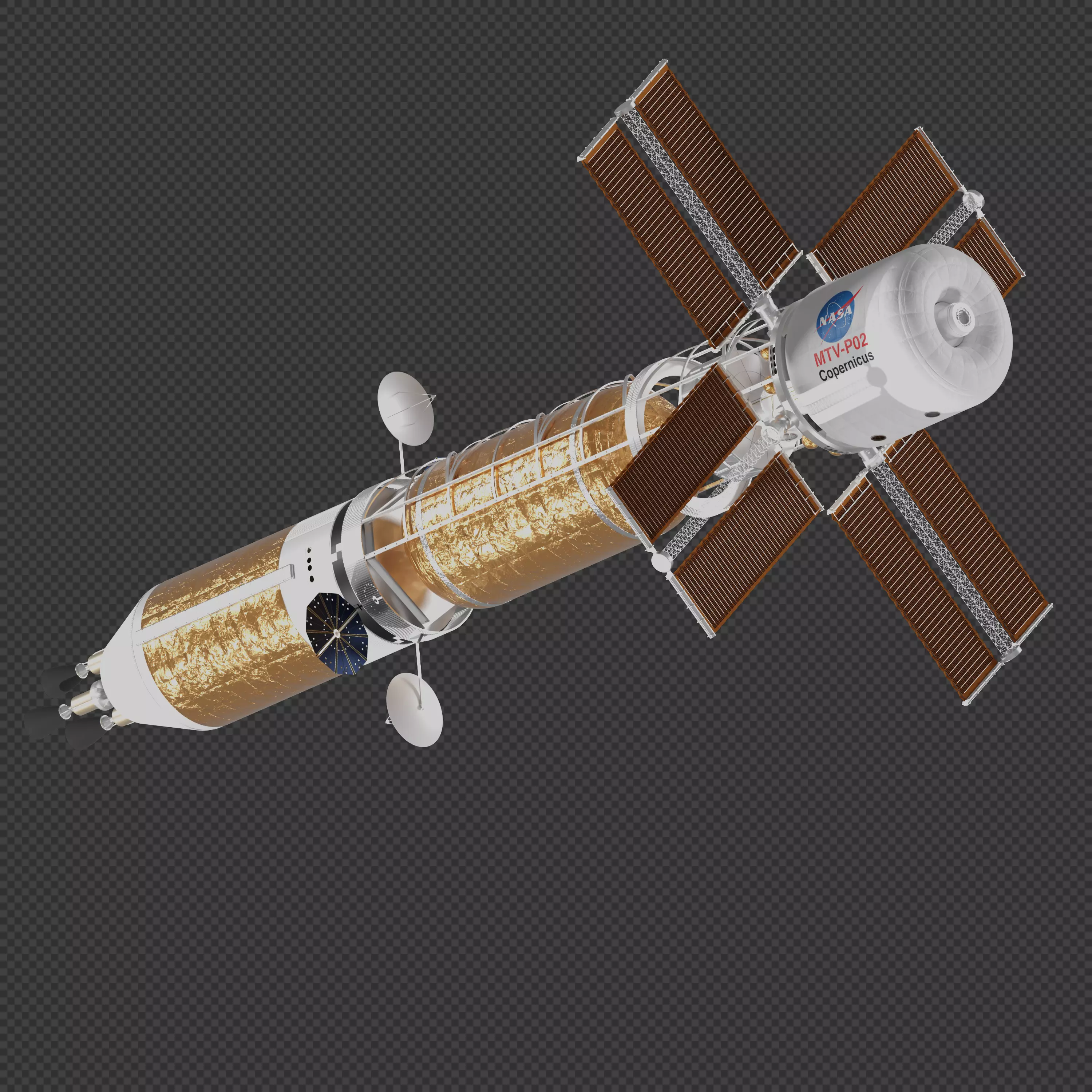 Copernicus Mars Transfer Vehicle 3D model