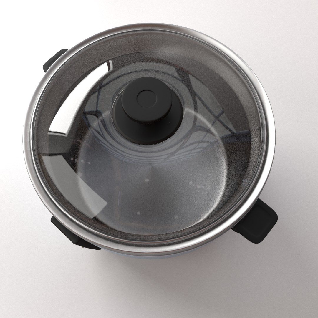 Rice Cooker 3D model_2
