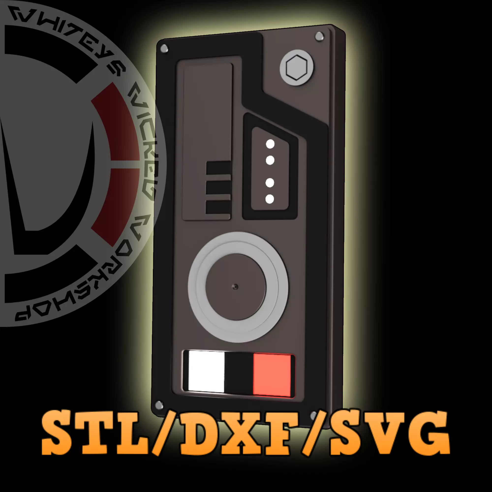 Galaxies Edge Smugglers Run Control Panel DXF-SVG-STL 3D print model